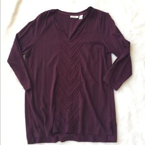 L.L. Bean Top 3/4 sleeves size small